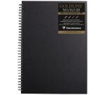 Goldline carnet spiralé 64F A3 140g F - Blanc