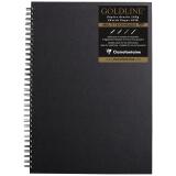 Goldline carnet spiralé 64F A3 140g F - Blanc