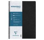 Cahier reliure intégrale Age Bag A4 100 pages petits carreaux - Noir