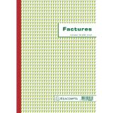 Manifold Factures avec mention TVA 29,7x21cm 50 feuillets tripli autocopiants