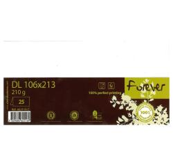 Carte pliée 106x213 FOREVER 210g pqt 25