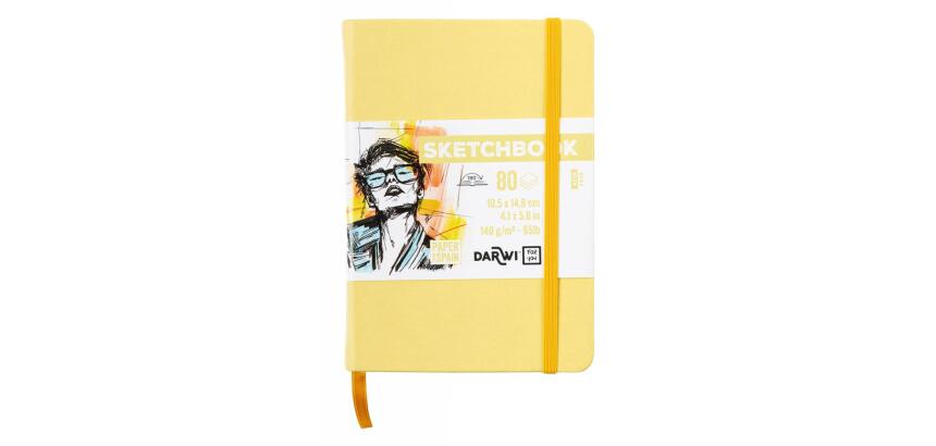 DFY Sketchbook A6 80F 140g - Jaune pâle