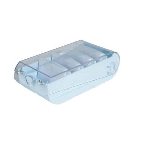 Cajas de fichas BunnyBox Aquarel - A8 - Azul pastel