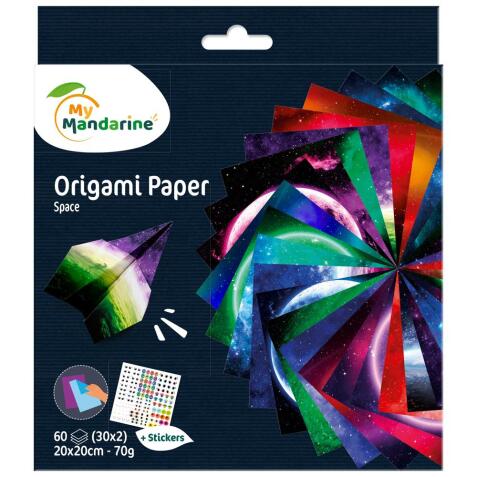 Origami Paper, Espace - Multicolore