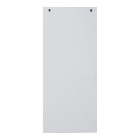 Paquete de 100 fichas separadores horizontales lisas multitaladros Exacompta Forever®- 105x240mm Blanco