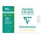Papier Calque pochette 10F A3 90/95g