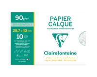 Papier Calque pochette 10F A3 90/95g