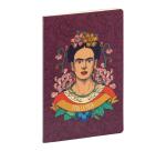 Frida Kahlo, Carnet cousu fil A5 14,8x21 cm, 64 pages, ligné, ass.