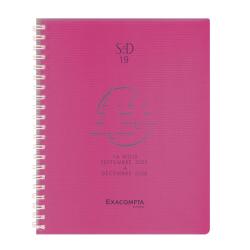Agenda de bureau SAD 19S Linicolor 14 x 18 cm Semainier Septembre 2025 à Décembre 2026 - 16 mois. - Rose