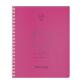 Agenda de bureau SAD 19S Linicolor 14 x 18 cm Semainier Septembre 2025 à Décembre 2026 - 16 mois. - Rose