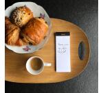 Bloc agrafé Rhodia N°8 7,4x21 cm 80 feuillets ligné 80g - Noir