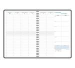 Agenda de bureau Consultations 29S spiralé Forever recyclé 29,7 x 21 cm Semainier Janvier à Décembre 2026