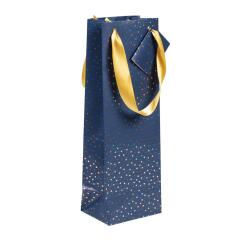 Sac cadeau pour bouteille 'Nuit bleutée'