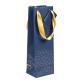 Premium sac bouteille étoiles, 12,5x9,5x38 cm - Bleu