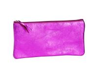 CUIRISÉ - Trousse plate 11x22 cm - Framboise