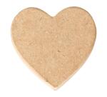 Pack de 12 coeurs aimantés 3x12x20cm - Kraft