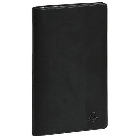 Agenda de poche Exaplan 17 accordéon Winner 8 x 17,5 cm Planning mensuel Janvier à décembre 2026 - Noir