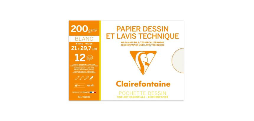 Dessin Technique pochette 12F A4 200g