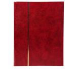 Album de timbres simili-cuir 32 pages noires - 22,5x30,5 cm