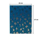 Livre d'or 100 pages tranche or Néo Déco