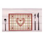 Barquette de 400 sets de table papier gaufré recyclé 80g/m2, Edelweiss - Format 30x40cm - Edelweiss