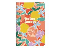 Dolce Amore, Carnet cousu fil 7,5x12cm, 48 pages, uni, ass.