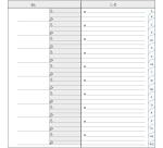 Carnet d'adresses Winner 9 x 17.5 cm - Couleurs assorties