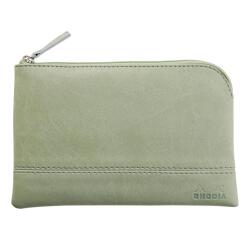 Rhodiarama pochette zippée en simili cuir - taille S (11x17 cm)