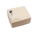 Paquet de 50 serviettes cocktail micro-gaufrées ouate 2 plis - 20x20 cm