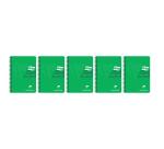 Spiralbuch A5, 90 Blatt 90g, abtrennbar + mikroperforiert, liniert mit Rand, EUROPA GLOSSY
