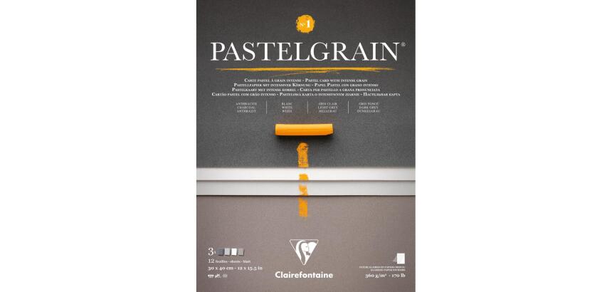 PastelGrain bloc collé n°1 12F 30x40cm 360g