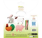 Rubans à tisser, Animaux de la ferme - Vert