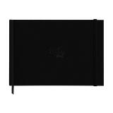 Rhodia Touch Watercolor Book, papier 100% coton grain satiné 300g - A4 paysage, 40 pages - Noir