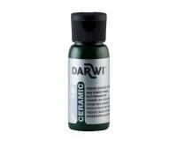 DARWI Flacon de 50 ml de Peinture sur Céramique à Froid - Vert bouteille