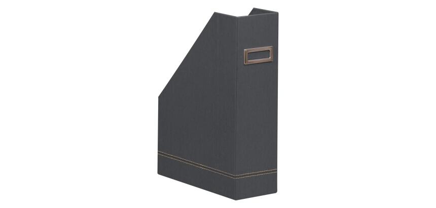 Rhodiarama Porte-revues, en similicuir, 10 x 25 x 31 cm
