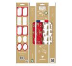 Set de papiers cadeau de Noël 'Tiny Rolls'