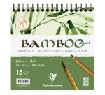 Bamboo bloc spiralé 15F 15x15cm 250g
