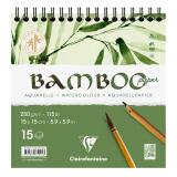 Bamboo bloc spiralé 15F 15x15cm 250g