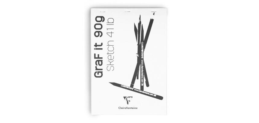 GraF'it bloc agrafé 80F A4 90g - Aléatoire