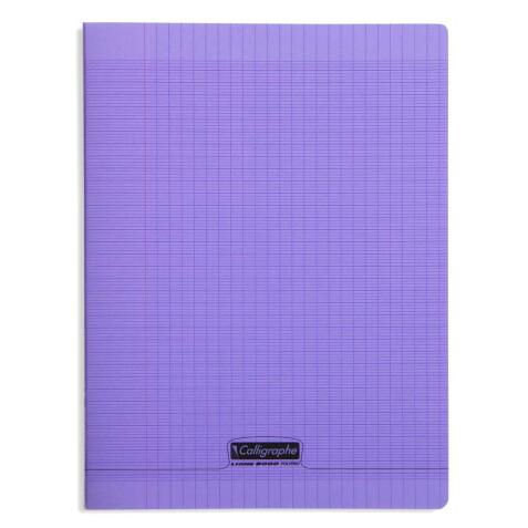 Cahier piqué 8000 POLYPRO 24x32 cm 96 pages grands carreaux 90 g