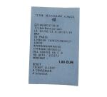 Rotoli carta per carta di credito 57x40mm - 18m - Carta termica conttato alimentare 52gr - Safe Contact senza fenolo - Grigio chiaro|