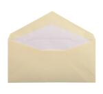 25 enveloppes DL (110x220mm) Vergé de France doublées gommées