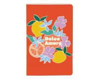 Dolce Amore, Carnet cousu fil 9x14cm, 96 pages, ligné, ass.