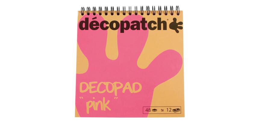 Bloc color Decopad rose - Rose