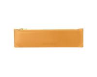 Trousse stylo en cuir, petit modèle - Ambre