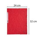 Chemise 3 rabats à élastiques carte lustrée 400g/m2 - A4