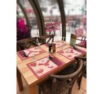 Barquette de 400 sets de table papier gaufré recyclé 80g/m2, Altitude - Format 30x40cm - Altitude