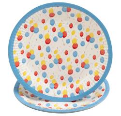 Platos de cartón sin plástico - Ø 23 cm - Festivo