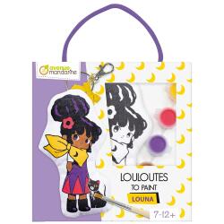 Louloute à peindre, Louna - Violet