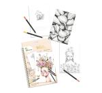 Carnet de coloriage Wild Dream - Rose beige